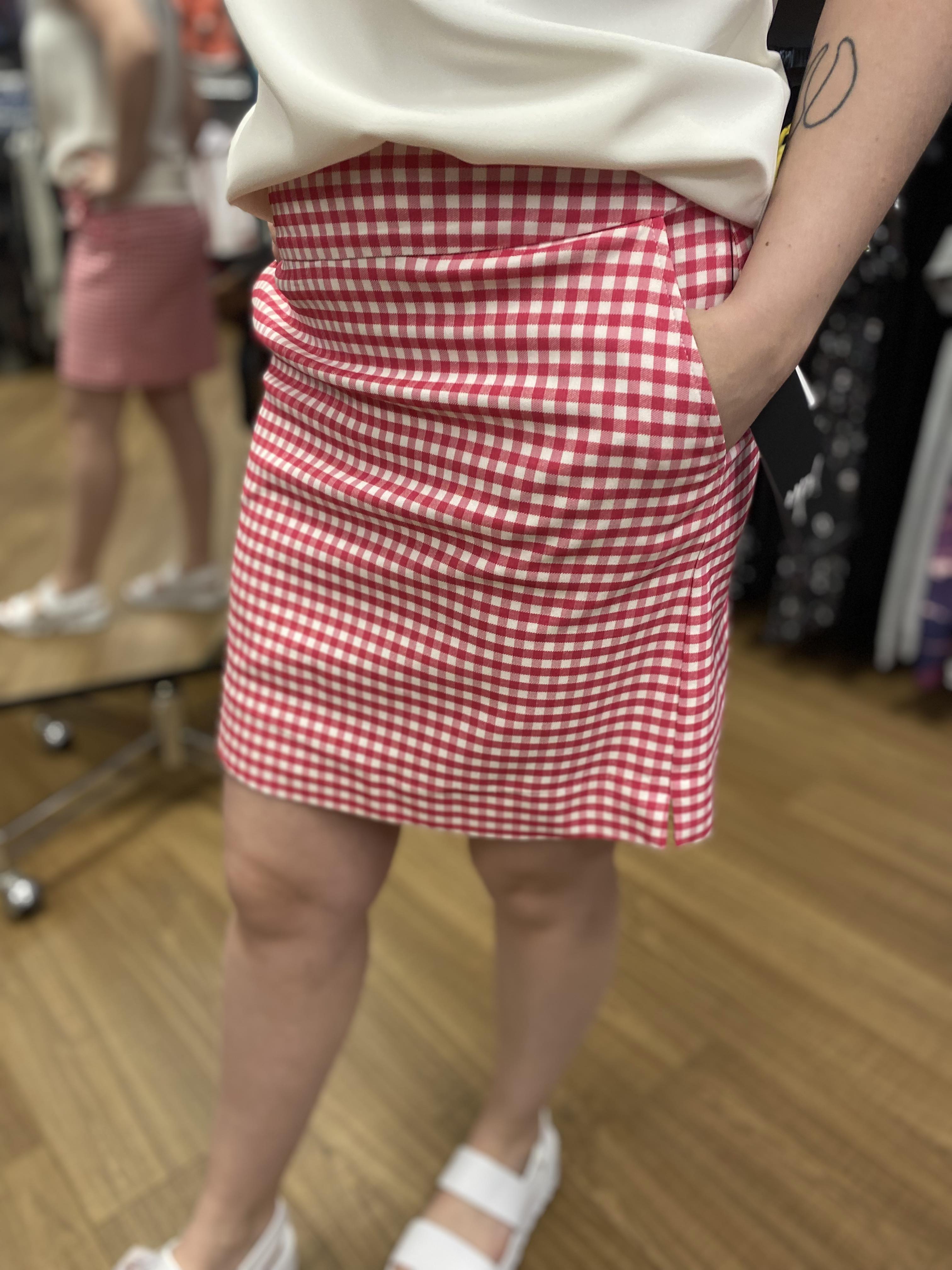 UP JUPE CULOTTE FUSHIA BLANC