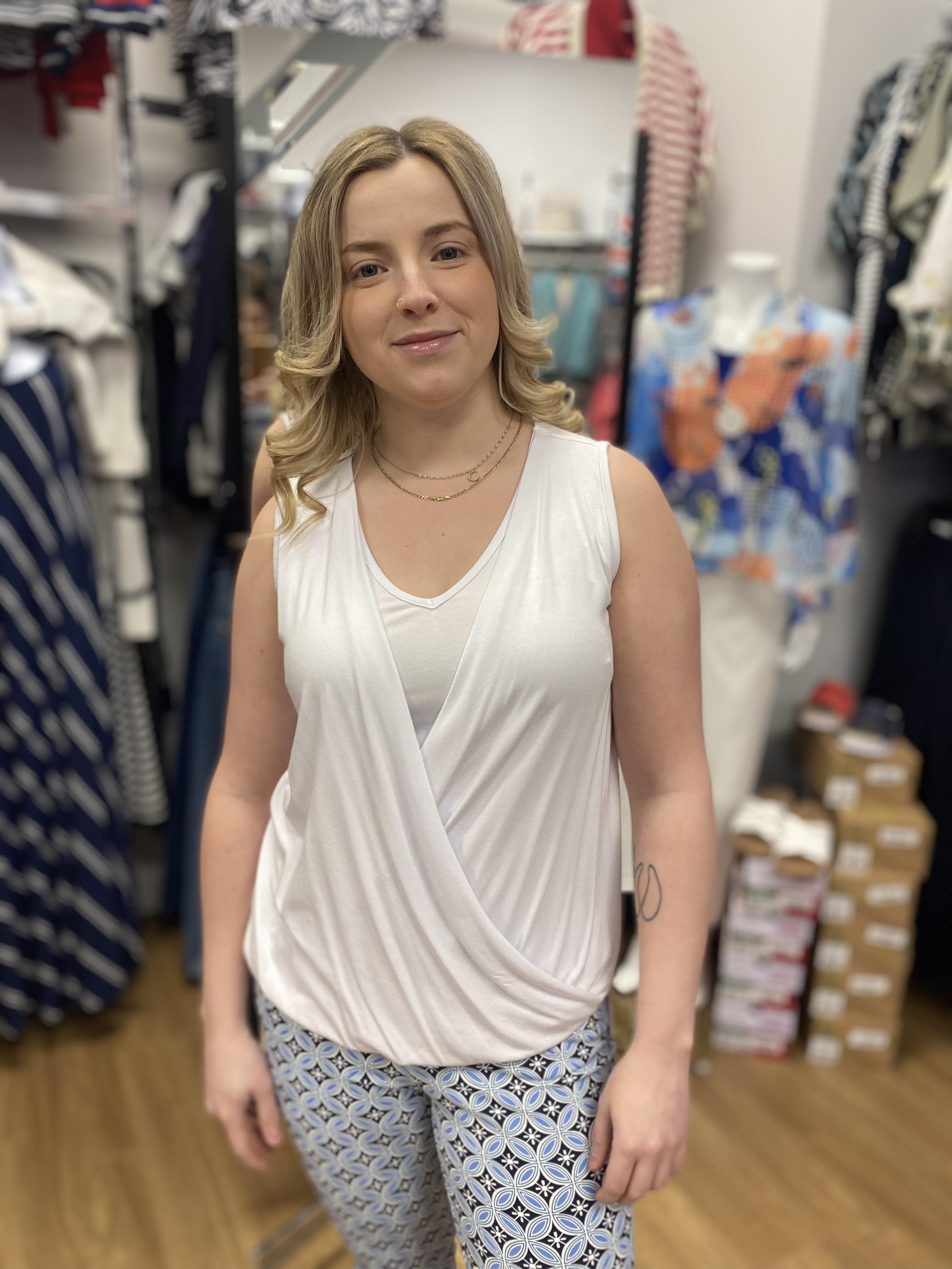 UP CAMISOLE CACHE COEUR COL V