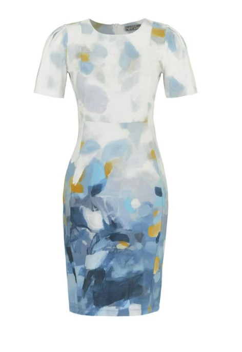 Dolcezza robe manche courte simply art bleu