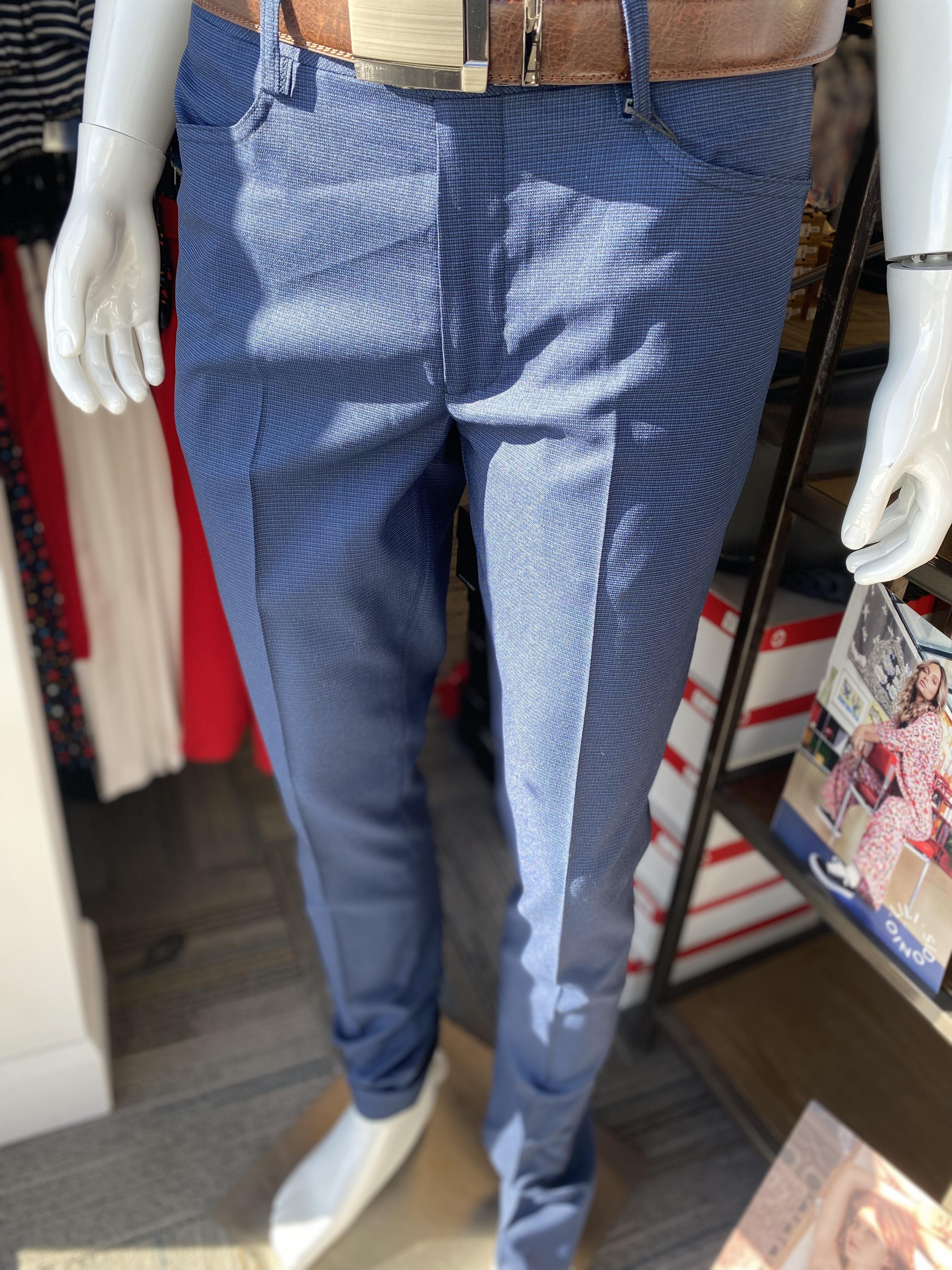 Citadin pantalon bleu multi