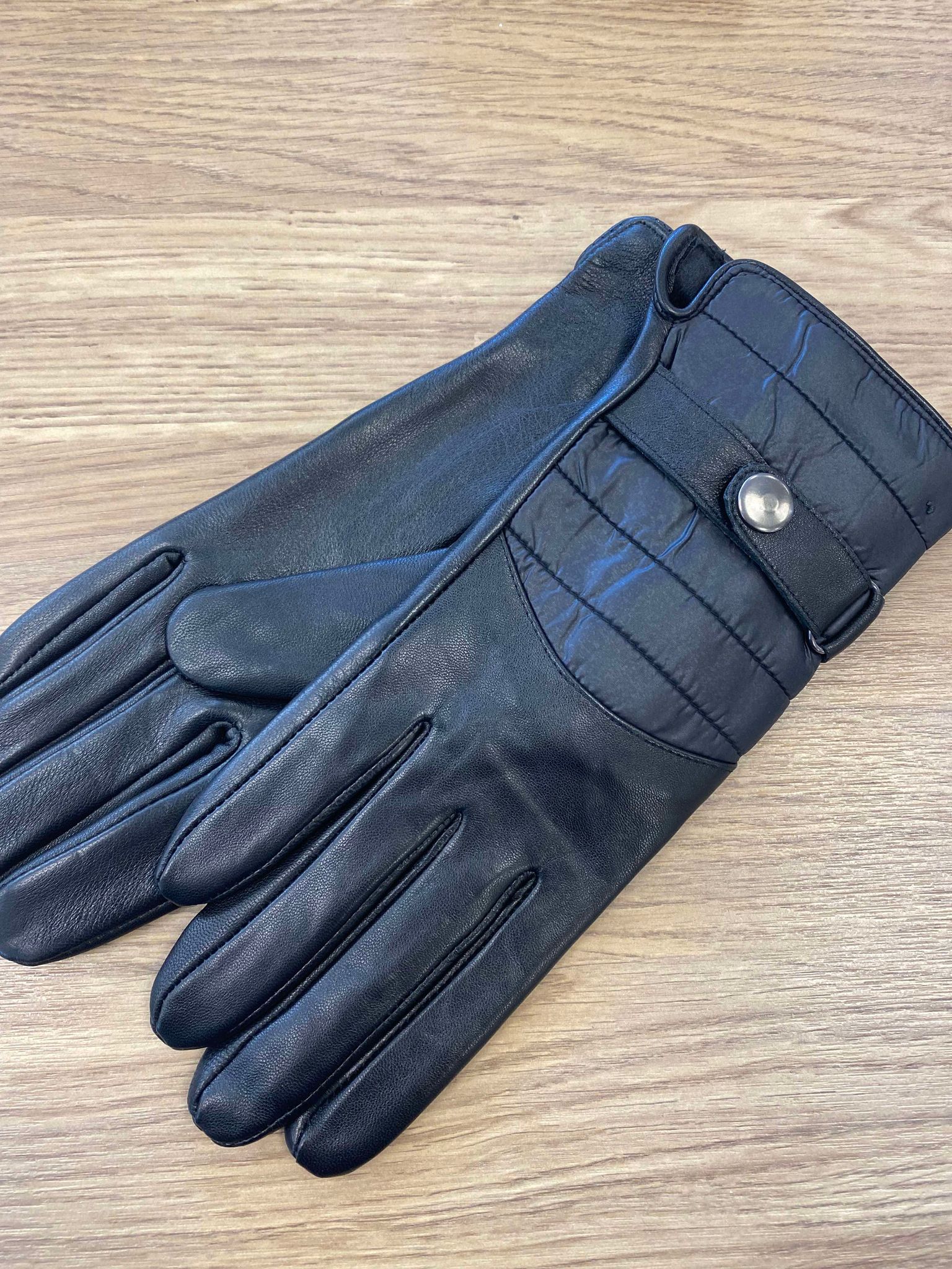 BEDARD gant cuir agneau et polyester