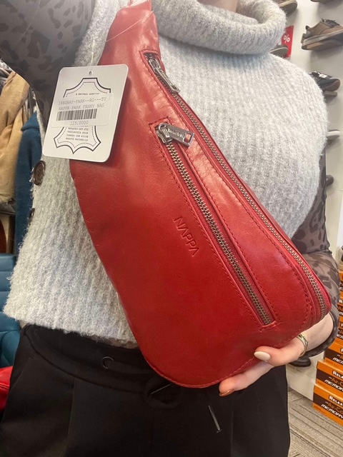 Nappa Park Fanny bag rouge