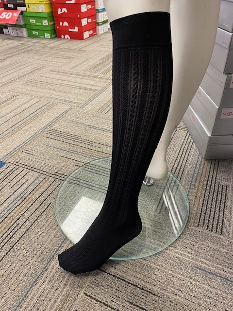 Hue Cable knee high Bas aux genoux texturés