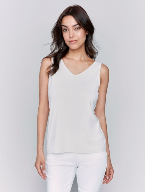 Charlie B Camisole de base col v ou rond