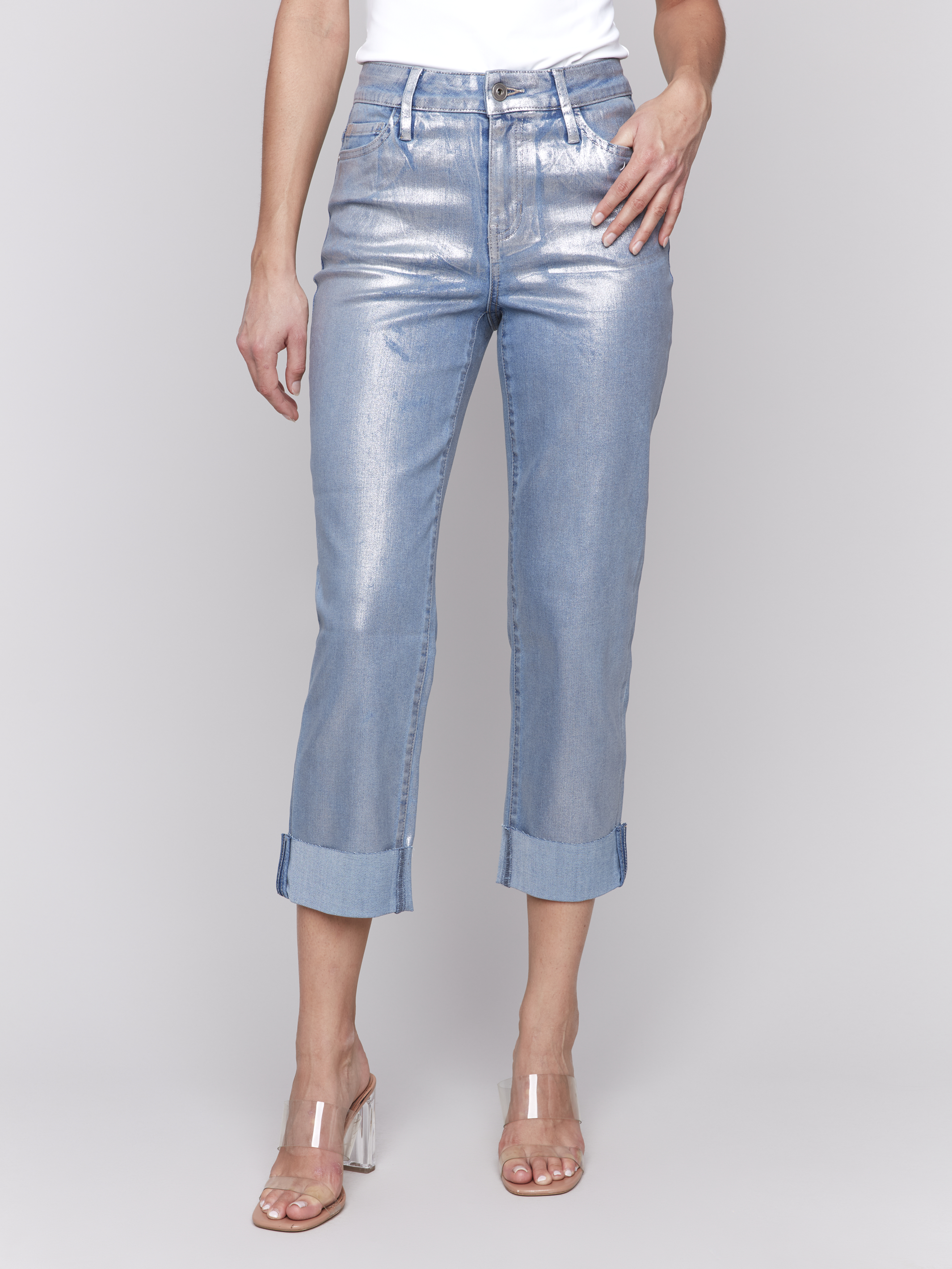 CHARLIE B FOIL CUFF STRAIGHT L BLEU DELAVE