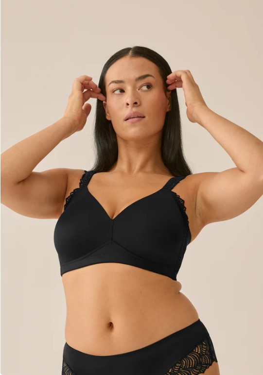 Naturana Brassière sans armature à bande large