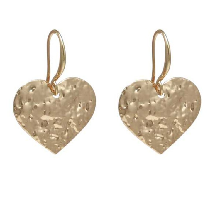 Merx Pendentif coeurs embossés (2 couleurs)