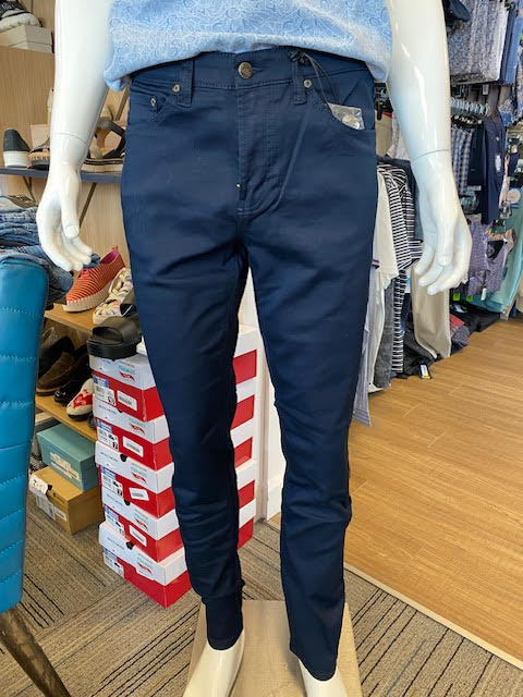 Lois jeans Brad slim jeans uni avec coutures ton sur ton (2 couleurs)