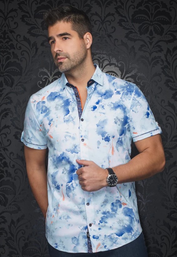 Au Noir Pemba Chemise manche courte imprimée