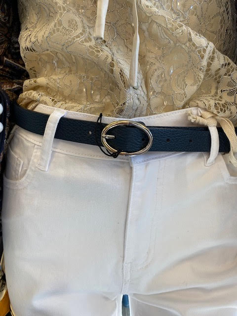 Medike Landes Ceinture semi étroite avec boucle ovale