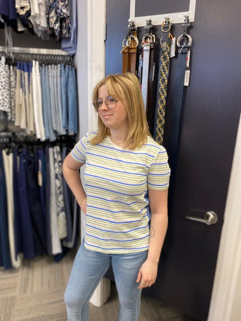 White Stuff Abbie Chandail manche courte dos en blouse