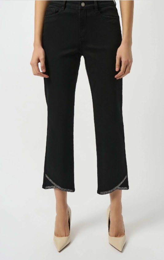 Joseph Ribkoff Jean classique à jambe droite en denim extensible