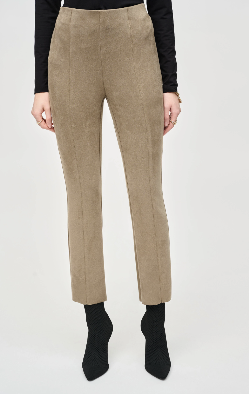 Joseph Ribkoff  pantalon évasé en daim scuba