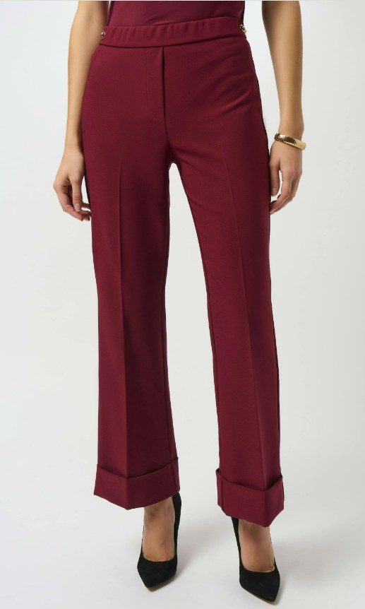 Joseph Ribkoff Pantalon évasé à enfiler en sergé de luxe