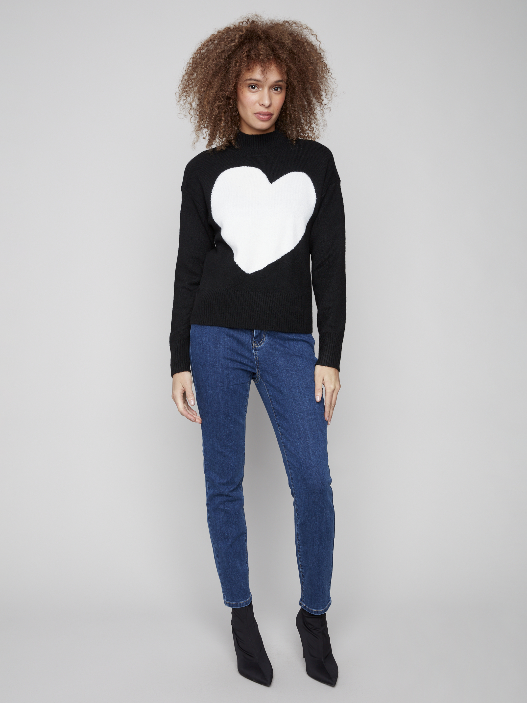 Charlie B col mock coeur