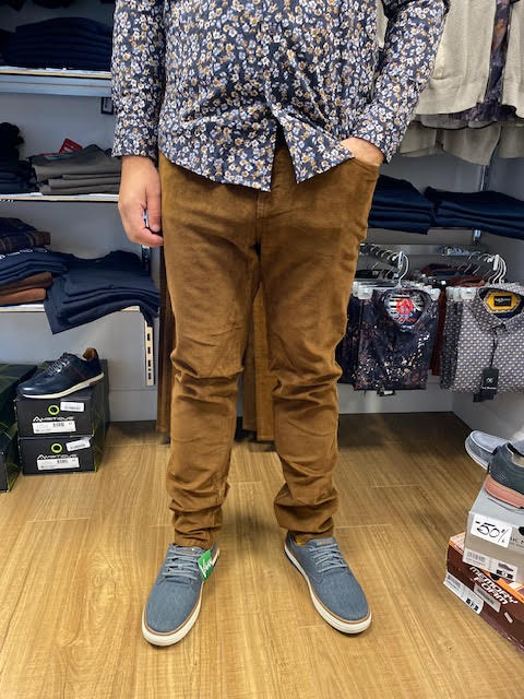 Lois Jeans Homme Pantalon en velours côtelé