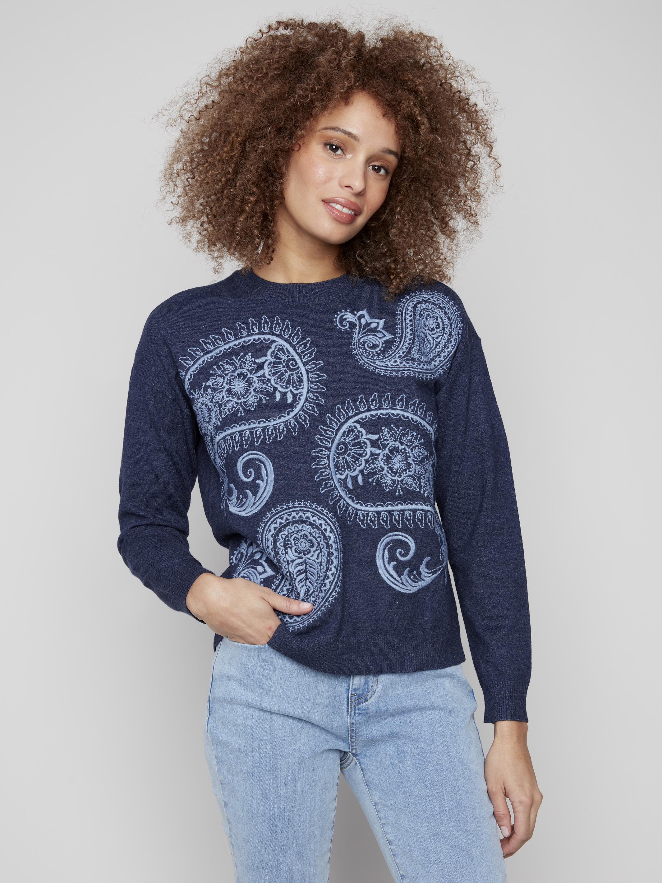 Charlie B le tricot paisley