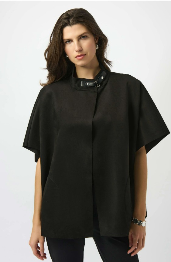 Joseph Ribkoff Veste poncho en daim scuba