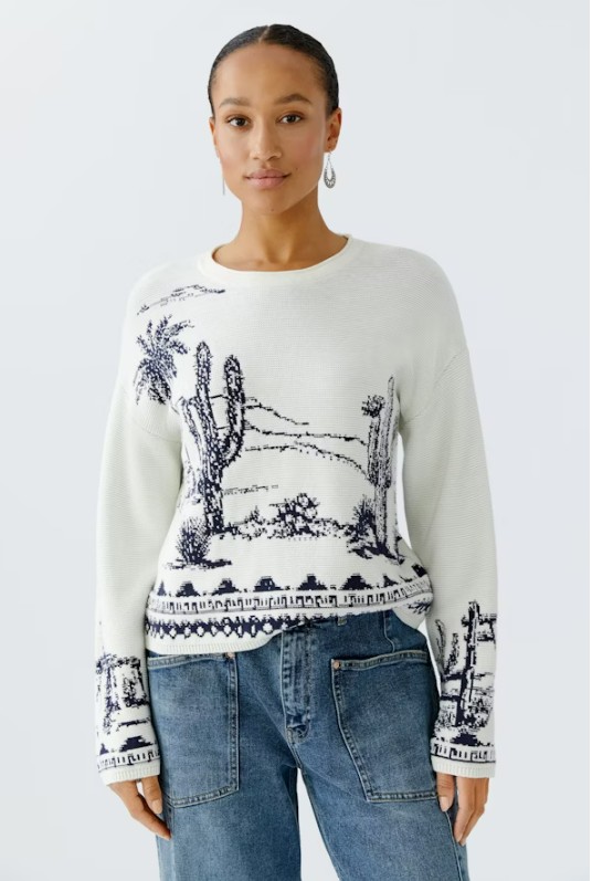 Oui Le pull western
