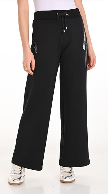 Frank Lyman Pantalon noir look sport