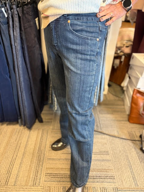 Lois Jeans Femme Georgia jeans jambe large 2 boutons à la taille