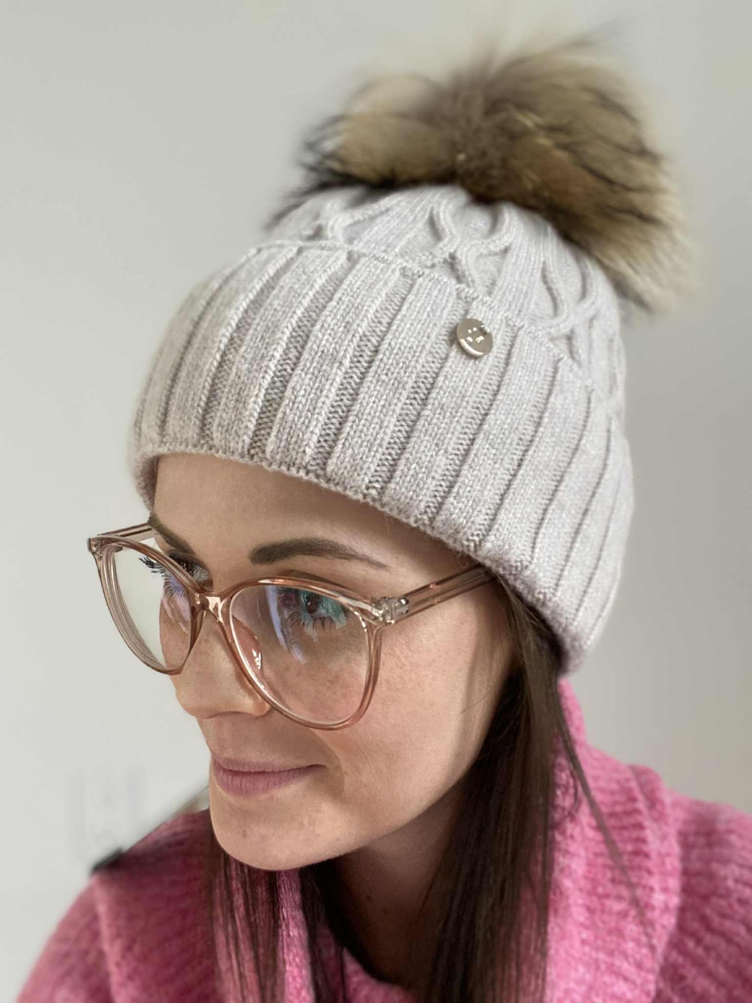 Lafleur palmera tuque avec pompon en raton (2 couleurs)