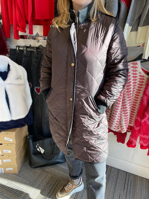 Charlie B Manteau iridescent mi-saison