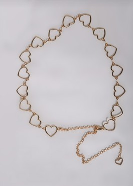 Frank Lyman Ceinture en chaine en forme de coeur (2 couleurs)