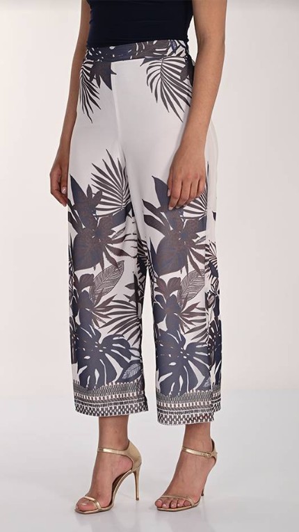 Frank Lyman Pantalon en voilage imprimé