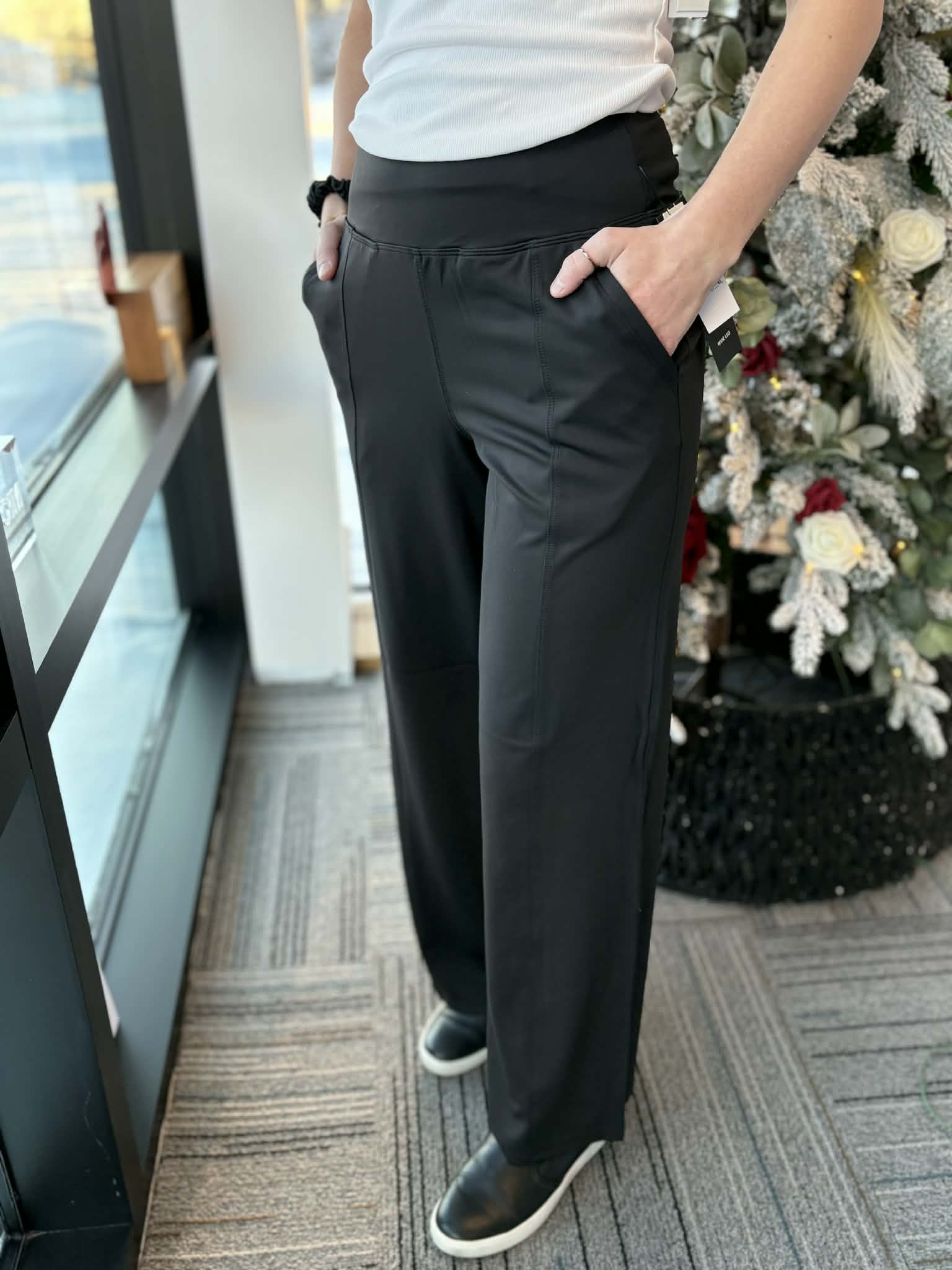 Liverpool pantalon wide leg tech 28''