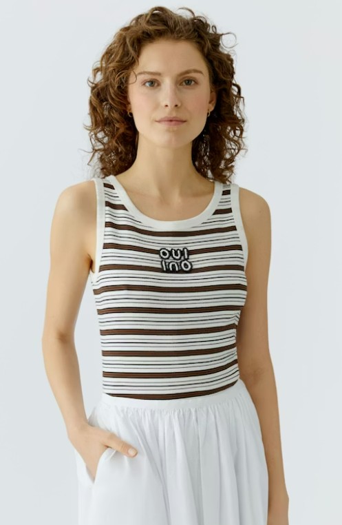 Oui camisole rayures