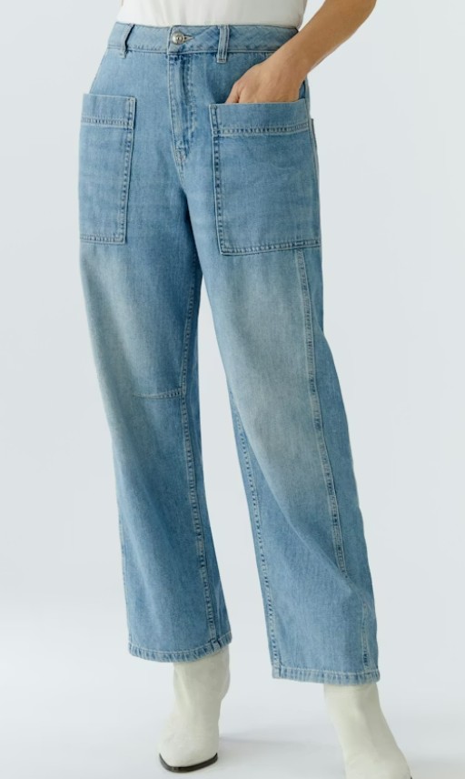 Oui jeans barrel denim