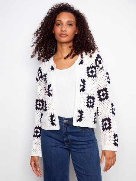 Charlie b cardigan square crochet