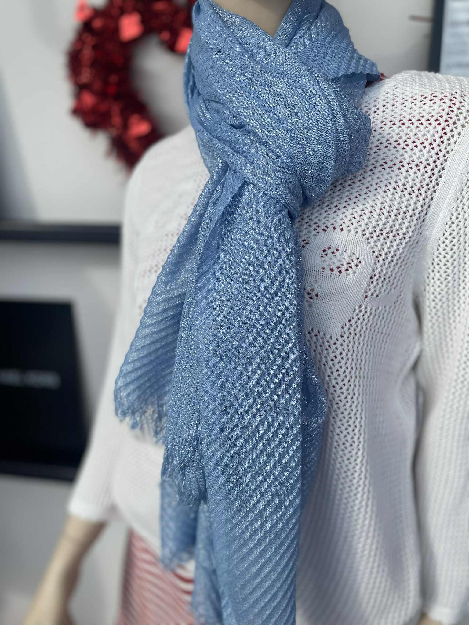 Tom & Eva foulard bleu