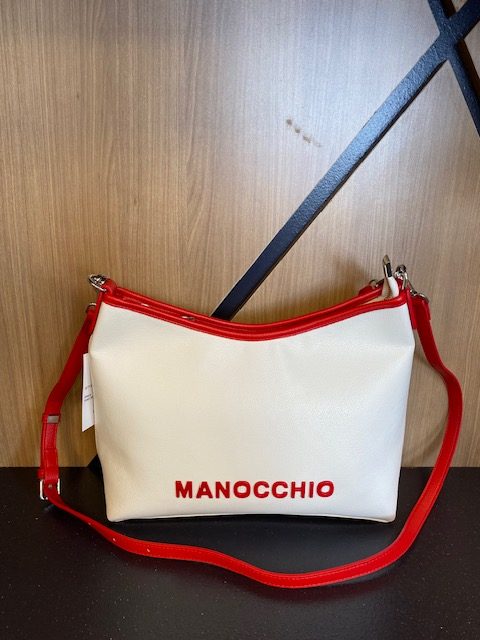 Manocchio sac à mains détail rouge