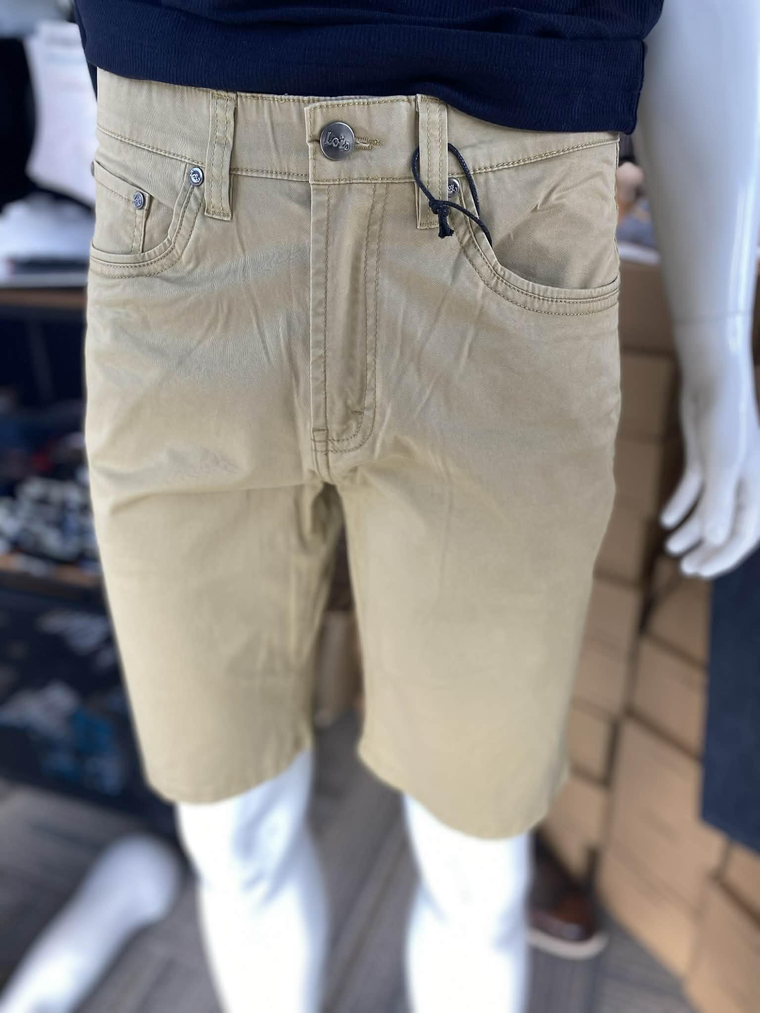 Lois Jeans Homme Dennis bermuda coutures ton sur ton