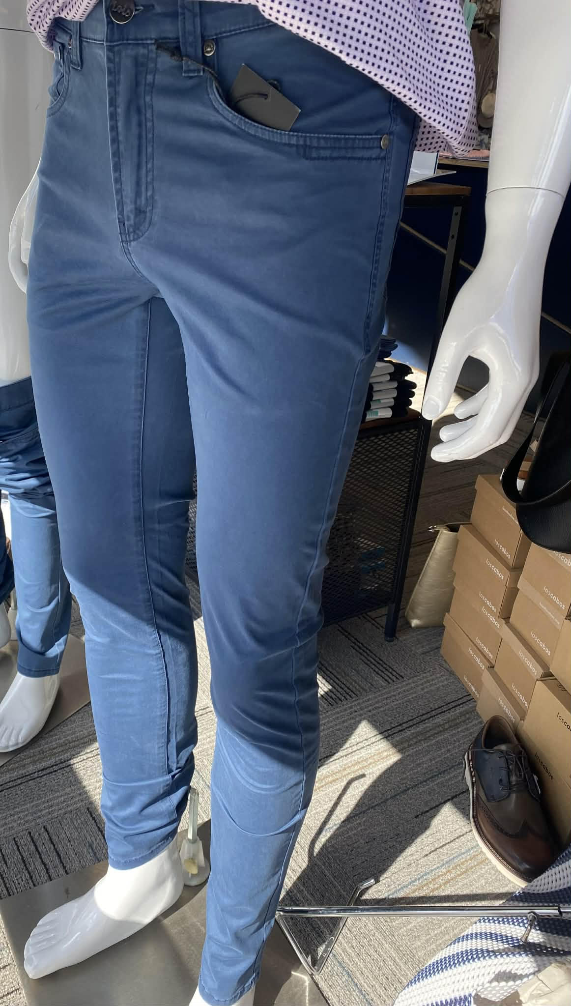 Lois Jeans Homme jeans jambe étroite coutures ton sur ton