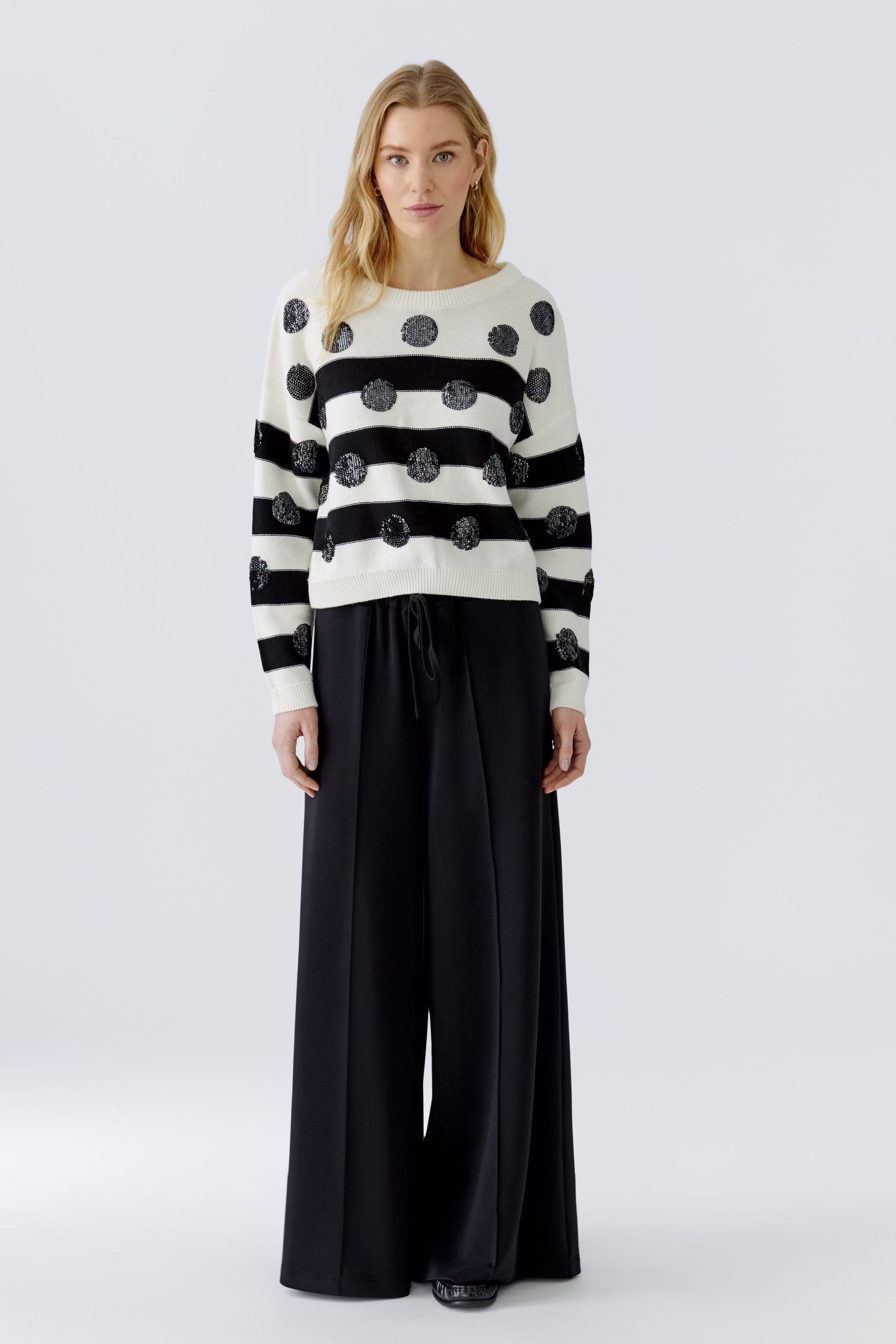 Oui tricot à pois