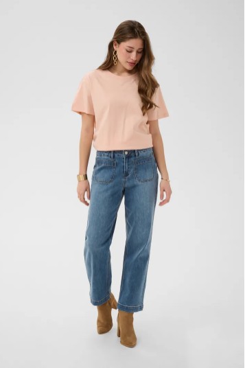Cream Noemi jeans 7/8 coco fit jambe droite
