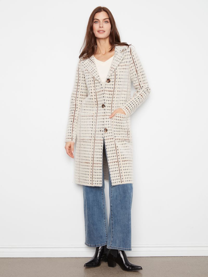 Charlie B Manteau de lainage avec boutons