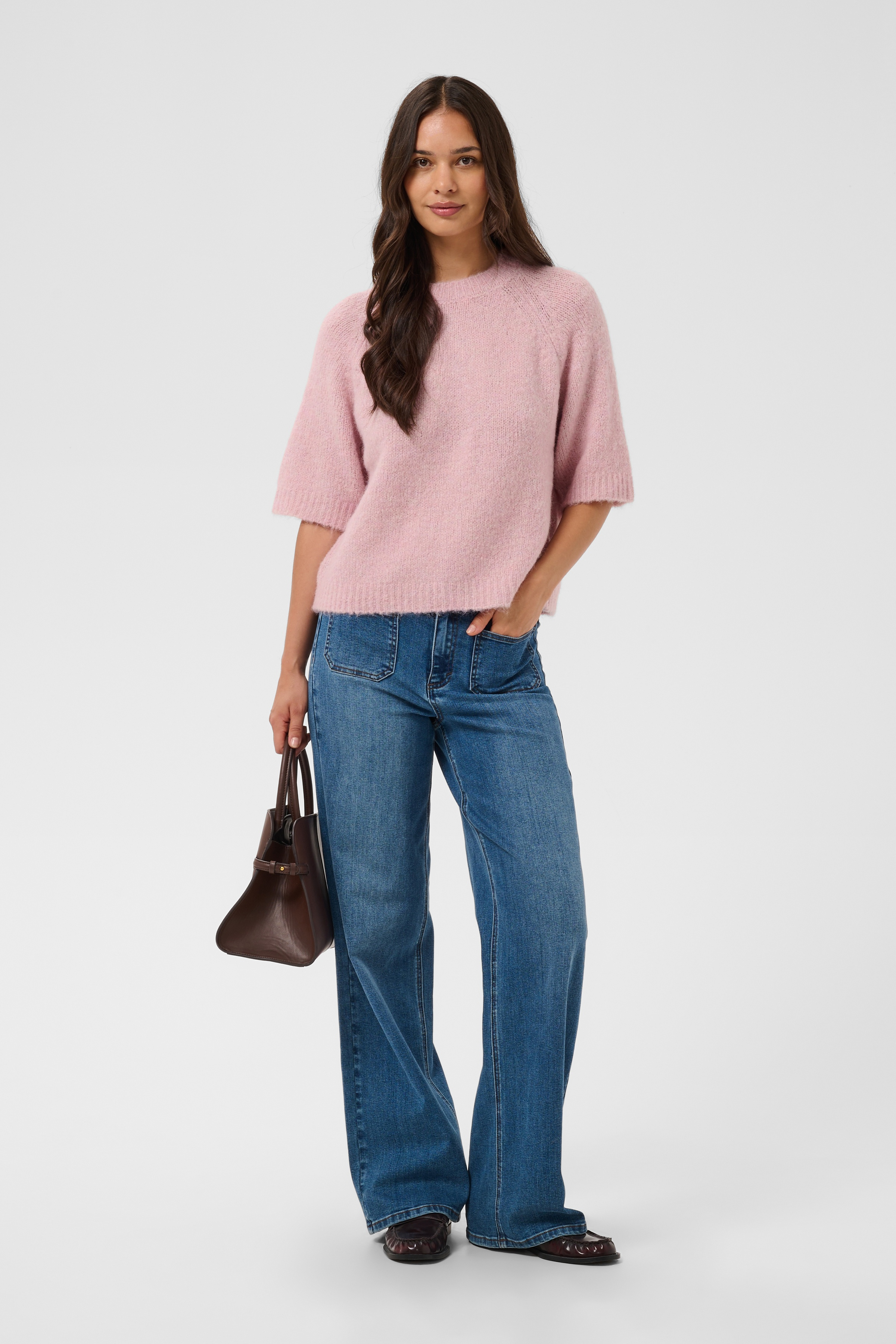 Kaffe Emilie tricot manche  courtes uni