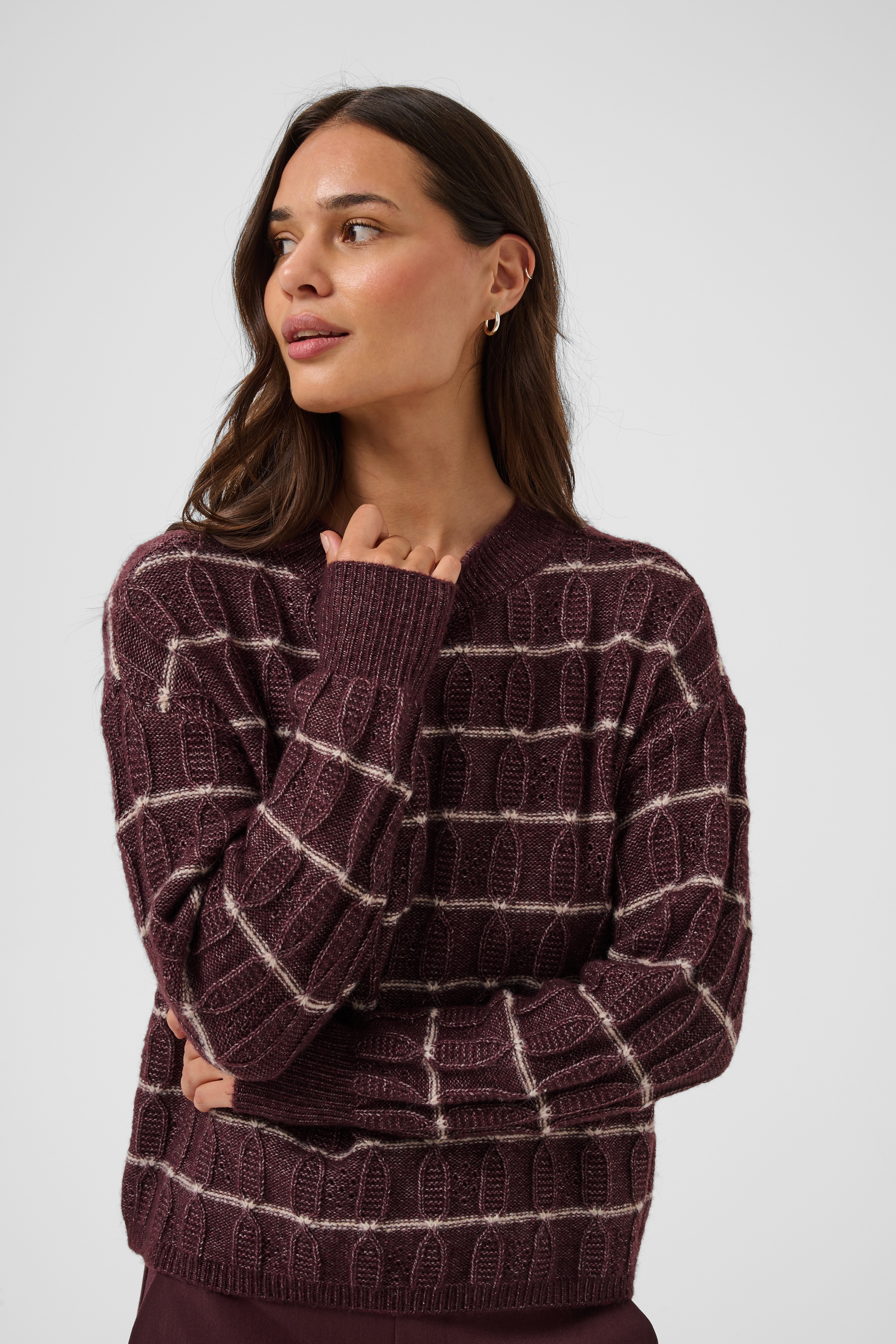 Kaffe Sirens tricot manches longues rayé