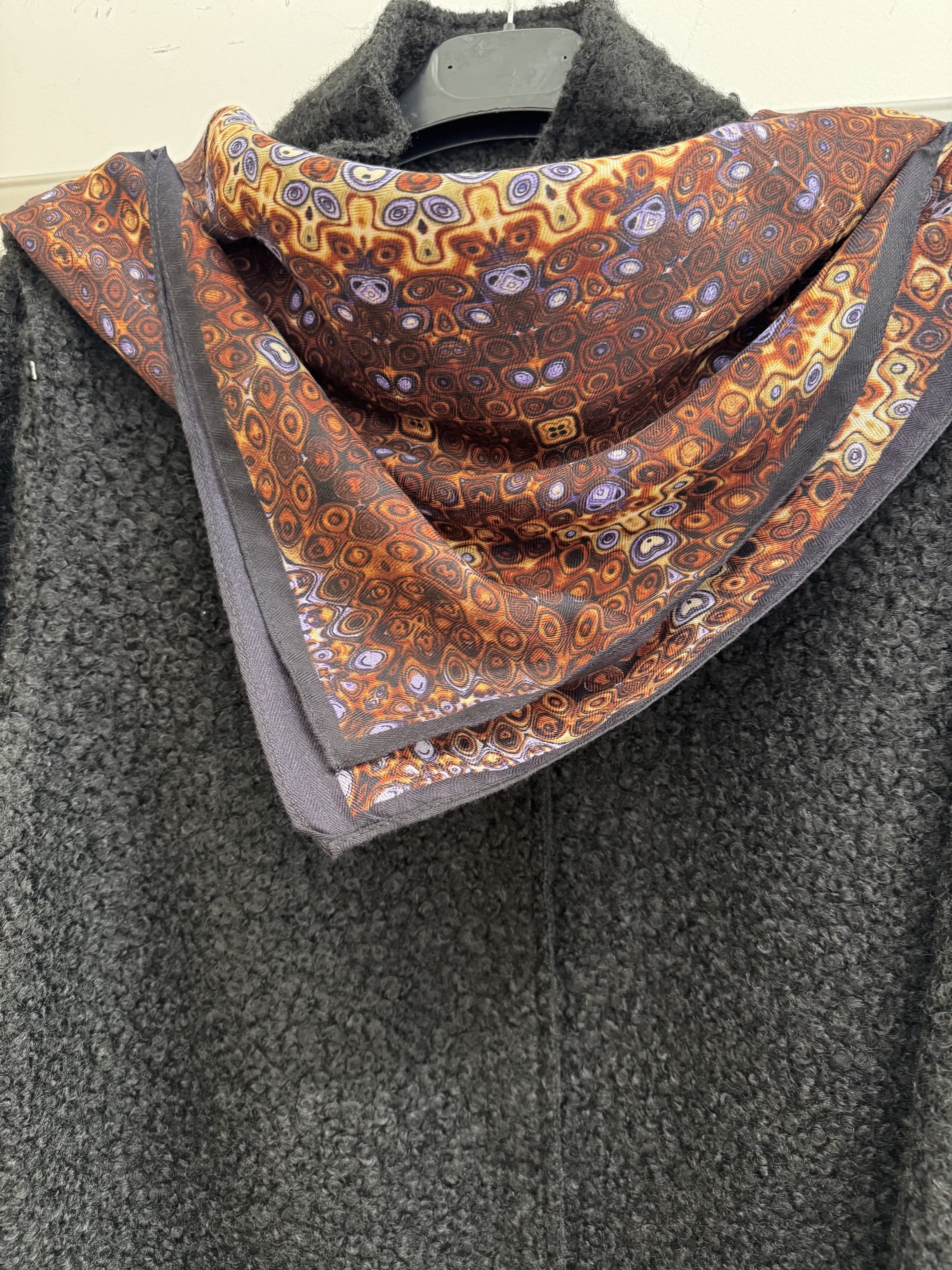 Tom & Eva Foulard carré imprimé kaléidoscope