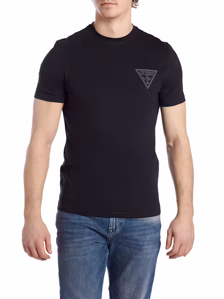 Guess Homme T-shirt noir logo